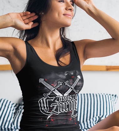 Damski tank-top ZAWISZA CZARNY